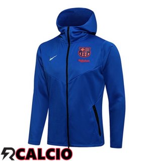 Giacca Con Cappuccio FC Barcellona Blu 2021/2022