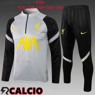 Tuta Calcio Bambino FC Liverpool Grigio Nero 2021/2022