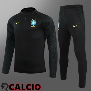 Tuta Calcio Bambino Brasile Nero 2021/2022