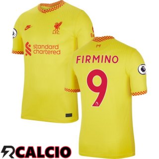 Terza Maglia FC Liverpool (FIRMINO 9) Terza Giallo 2021/2022