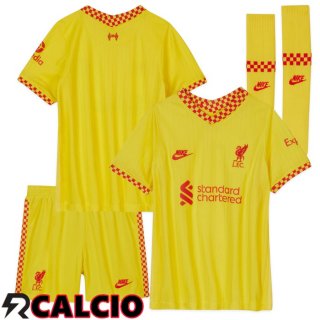 Terza Maglia FC Liverpool Bambino Terza Giallo 2021/2022