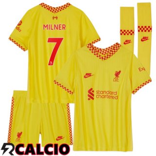 Terza Maglia FC Liverpool (MILNER 7) Bambino Terza Giallo 2021/2022