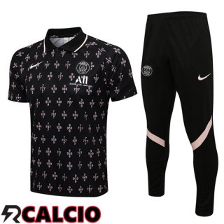 Maglia Polo Paris PSG + Pantaloni Nero 2021/2022