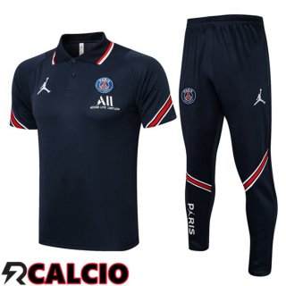 Maglia Polo Paris PSG + Pantaloni Blu Royal 2021/2022