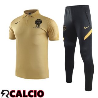 Maglia Polo Paris PSG + Pantaloni Giallo 2021/2022