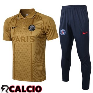 Maglia Polo Paris PSG + Pantaloni Giallo 2021/2022
