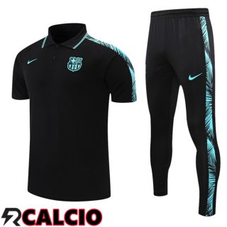 Maglia Polo FC Barcellona + Pantaloni Nero 2021/2022