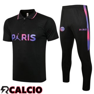 Maglia Polo Paris PSG + Pantaloni Nero Viola 2021/2022