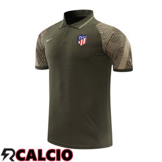 Maglia Polo Atletico Madrid Verde Scuro 2021/2022