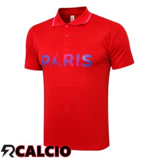 Maglia Polo Paris PSG Rosso 2021/2022