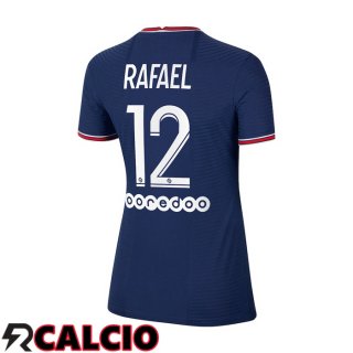 Prima Maglia Paris PSG（Rafael 12）Donna Blu 2021/2022