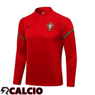 Felpa Allenamento Portogallo Rosso 2021/2022