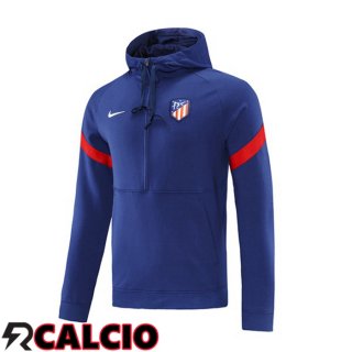 Felpa Allenamento Con Cappuccio Atletico Madrid Blu 2021/2022