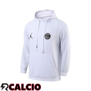Felpa Allenamento Con Cappuccio JORDAN Paris PSG Bianco 2021/2022