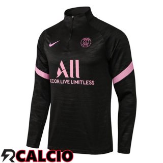 Felpa Allenamento Paris PSG Nero Rosa 2021/2022