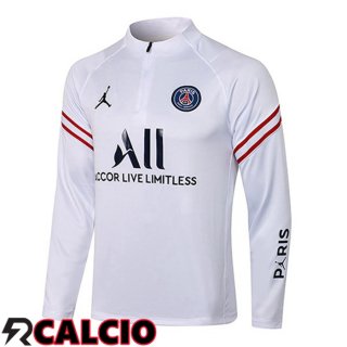 Felpa Allenamento Paris PSG Jordan Bianco 2021/2022