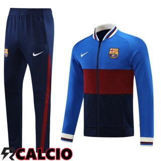 Insieme Tuta Calcio - Giacca FC Barcellona Blu Rosso Nero 2021/2022