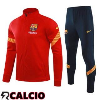 Insieme Tuta Calcio - Giacca FC Barcellona Rosso 2021/2022