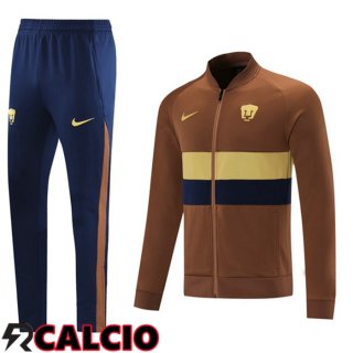 Insieme Tuta Calcio - Giacca Pumas UNAM Giallo 2021/2022