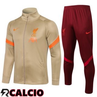 Insieme Tuta Calcio - Giacca FC Liverpool Giallo 2021/2022