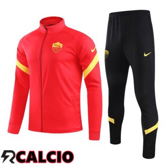 Insieme Tuta Calcio - Giacca AS Roma Rosso 2021/2022  Insieme Tuta Calcio - Giacca AS Roma Rosso 2021/2022