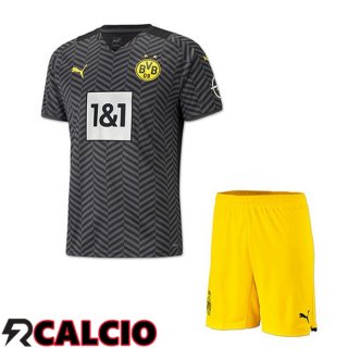Seconda Maglia Dortmund BVB Bambino Nero 2021 2022