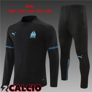 Tuta Calcio Bambino Marsiglia Nero 2021/2022