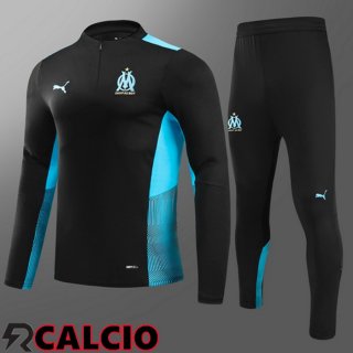 Tuta Calcio Bambino Marsiglia Nero 2021/2022