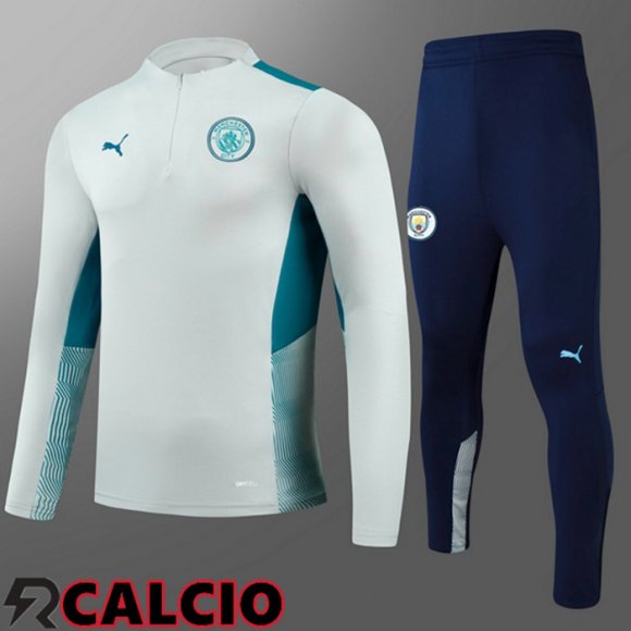 Tuta Calcio Bambino Manchester City Grigio 2021/2022
