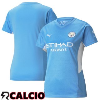 Prima Maglia Manchester City Donna Azzurro 2021/2022