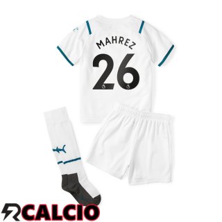 Seconda Maglia Manchester City (MAHREZ 26) Bambino Bianco 2021/2022