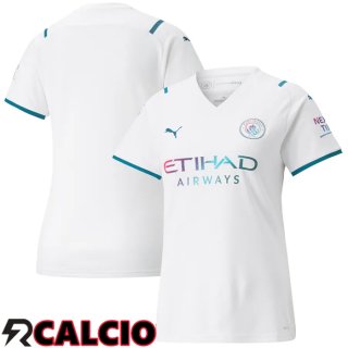Seconda Maglia Manchester City Donna Bianco 2021/2022