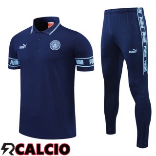 Maglia Polo Manchester City + Pantaloni Blu Royal 2021/2022