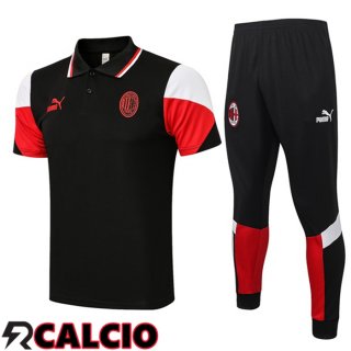 Maglia Polo AC Milan + Pantaloni Nero 2021/2022