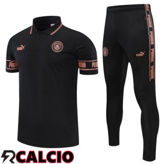 Maglia Polo Manchester City + Pantaloni Nero 2021/2022