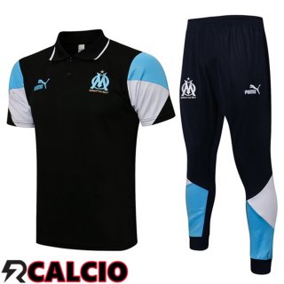 Maglia Polo Marsiglia + Pantaloni Nero 2021/2022