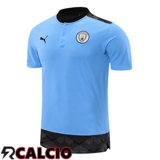 Maglia Polo Manchester City Blu 2021/2022