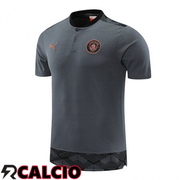 Maglia Polo Manchester City Grigio 2021/2022
