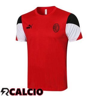 T Shirt Allenamento AC Milan Rosso Bianco 2021/2022