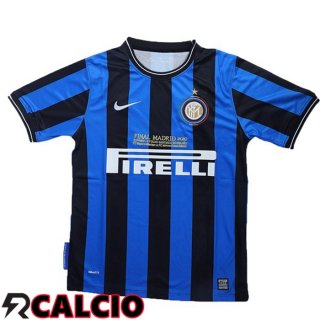 Prima Maglia Inter Milan Retro Blu Nero 2009-2010