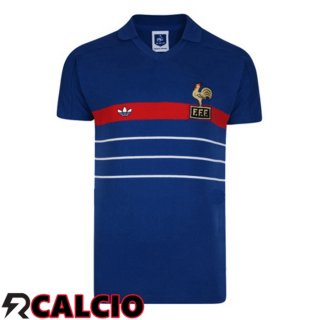 Prima Maglia Francia Retro Blu 1984