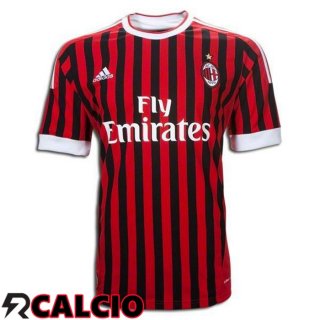 Prima Maglia AC Milan Retro Rosso 2011-2012