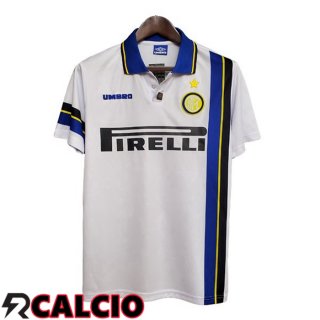 Seconda Maglia Inter Milan Retro Bianco 1997-1998