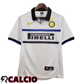 Seconda Maglia Inter Milan Retro Bianco 1998-1999