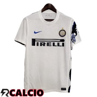 Seconda Maglia Inter Milan Retro Bianco 2010-2011