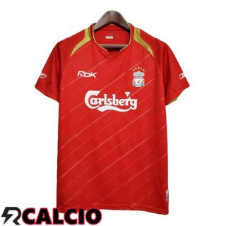 Prima Maglia FC Liverpool Retro Rosso 2005-2006