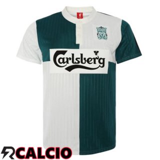 Seconda Maglia FC Liverpool Retro Bianco 1995-1996