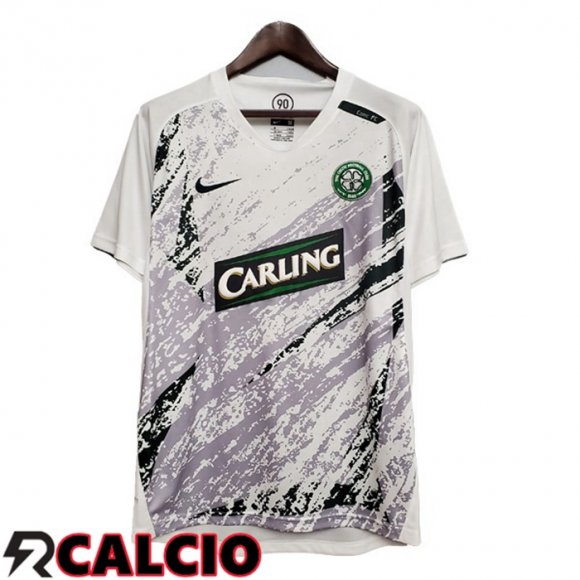 Seconda Maglia Celtic FC Retro Bianco 2007-2008
