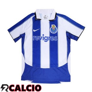 Prima Maglia FC Porto Retro Bianco Blu 2003-2004