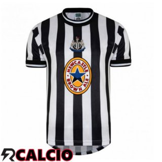 Prima Maglia Newcastle United Retro Nero Bianco 1997-1999